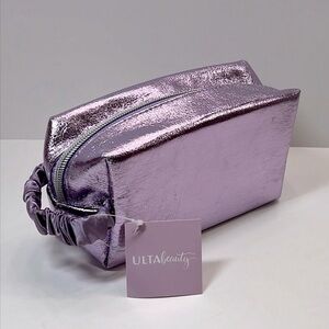 Ulta Beauty Shimmering Lavender Cosmetic Case